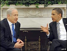     President Obama and Israeli Prime Minister Netanyahu will talk today about the prospect of peace in the Middle East. photo taken from www.bbc.com